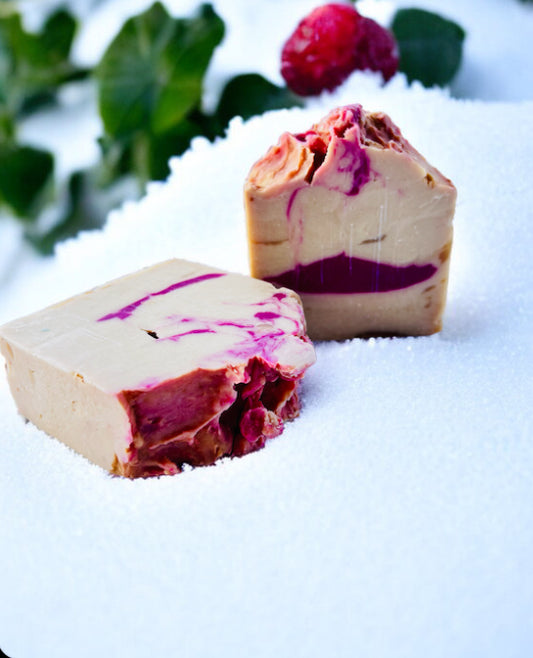 Raspberry Cheese Cake Soap Bar